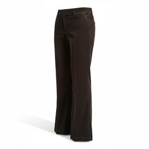 THEORY ✘ Bergdorf Goodman Stretch Corduroy Bootcut Pants Brown Cotton Lycra, 6